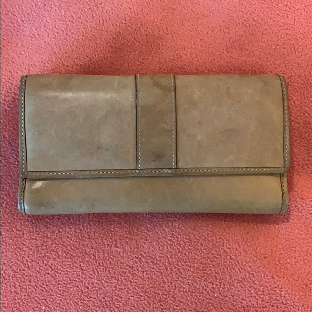 Coach leather wallet